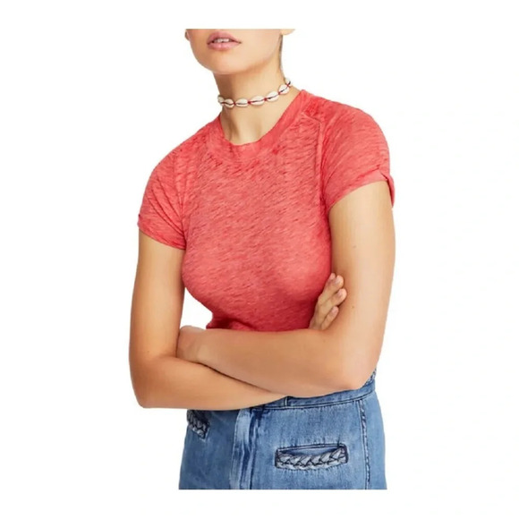 Free People Night Sky Burnout Tee - Picture 1 of 8